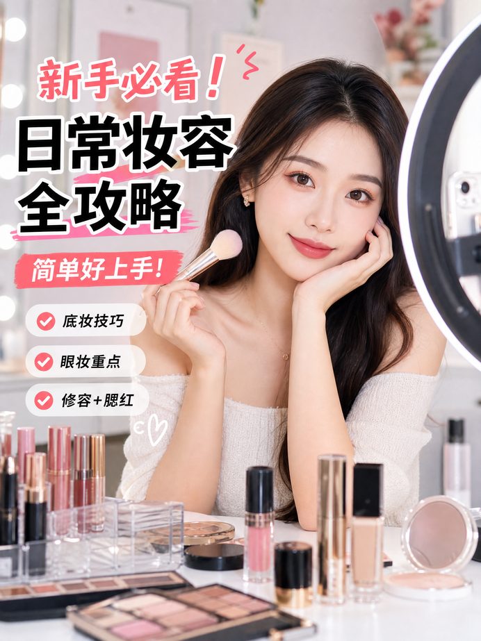 陈美娇美妆视频教程-日常妆容全攻略
